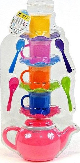 Сет играчки за чај Adar Tea Set 204072, сервис за кафе, шарен