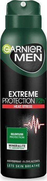 Deodorant sprej Garnier Men Mineral Extreme Protection, 72 orë, 150 ml