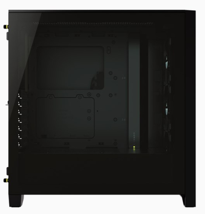 Kasë Corsair iCUE 4000X RGB Midi Tower, e zezë