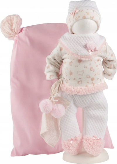 Set rroba dhe gëzhoja për kukulla Llorens Nica 73896, për kukulla 40 cm, 6 pjesë, shumëngjyrësh
