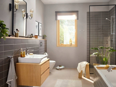 Rubinet lavamani Hansgrohe Rebris E, njëlevësor, me set shkarkimi, krom