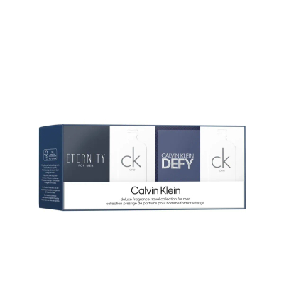 Set Calvin Klein Deluxe Fragance Collection, EDT Eternity for Men, 35ml + EDT CK One, 2x 35ml + EDT Defy, 35ml