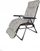 Градинарска столица Patio Malaga Plus H039-06PB, преклопна, со дебело перниче, сива со ромбови