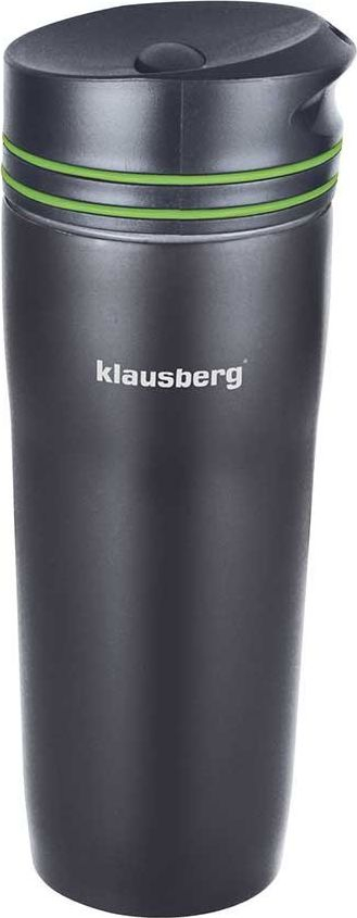 Gotë termike Klausberg Thermal Mug KB-7149, 380ml, çelik inox, e zezë