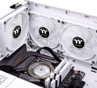 Ventilator PC Thermaltake CT120 Snow, 120mm, set me 2 copë, i bardhë