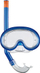 Set maskë dhe snorkel Beco Kids, për fëmijë, blu