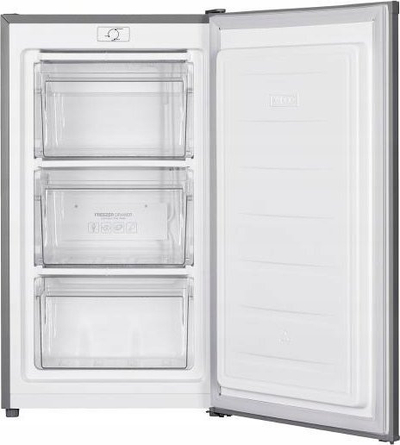 Ngrirës me sirtar MPM 80 ZS 33N, 60L, 3 sirtarë, inox i errët