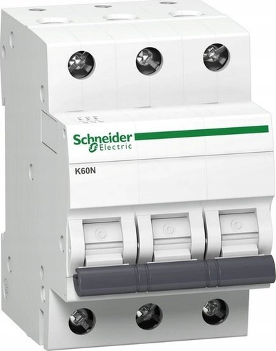 Automat elektrik Schneider K60N C50, 3P, 50A, i bardhë