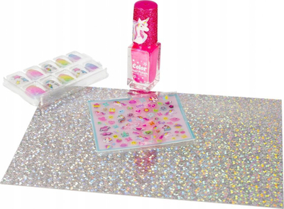 Set kozmetik për fëmijë MEGA CREATIVE 502858, makeup dhe thonj, shumëngjyrësh