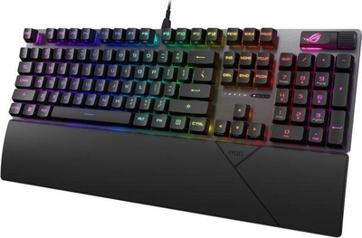 Tastierë mekanike gaming Asus ROG Strix Scope II, ROG RX Red, RGB, e zezë