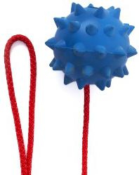 Lodër për qen Fixi Fight Ball 3 Spike, e kaltër