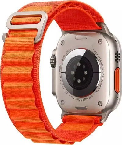 Rrip ore Tech-Protect Nylon Pro për Apple Watch 42 44 45 49 mm, najlon, portokalli