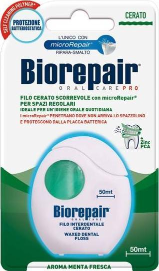 Забен конец BlanX Biorepair Mint Floss, 50m, арома нане