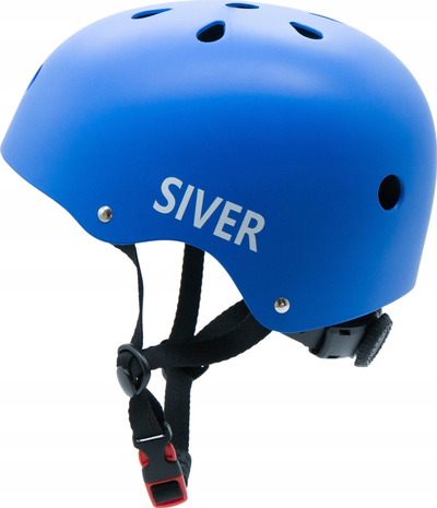 Helmeta Siver S, sportive, për të rritur, blu