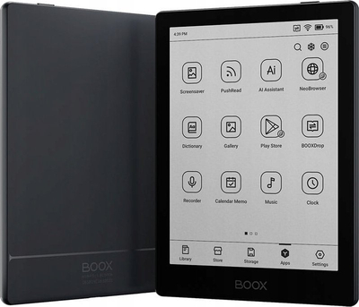 Lexues elektronik Onyx Boox Go 6, ekran 6", USB‑C OTG, ngjyrë e zezë