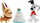 Figurë Mattel 101 Dalmatians Two Pack