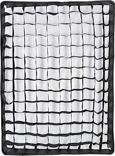 Softbox fotografik Godox ombrellë, 50x70cm, grid, Bowens mount, i zi