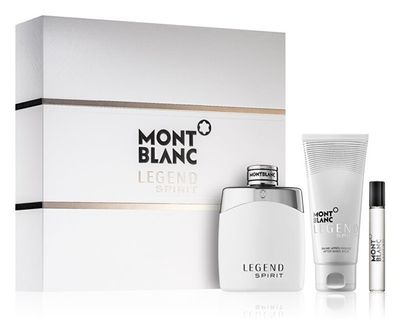 Set Mont Blanc Legend Spirit, EDT 100 ml + EDT 8 ml + balsam pas rrojës 100 ml