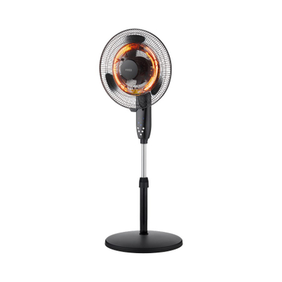 Ventilator me ngrohje NOVEEN F740 TuYa, 16"/40 cm, me telekomandë, i zi