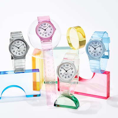 Orë dore për femra Casio MQ-24S-8BEF, e hirtë