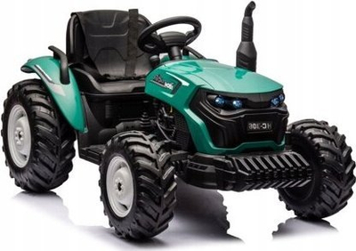Traktor elektrik për fëmijë HC-306, 24V, 125x58x37cm, jeshile e errët