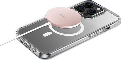 Mbulesë telefoni Puro për iPhone 14 Pro, me MagSafe, rozë