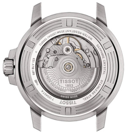 Orë dore për meshkuj Tissot Seastar 1000 Powermatic 80, e argjendtë