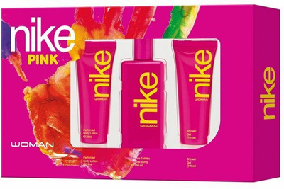 Set Nike Pink Woman - Eau De Toilette 100 ml + losion trupi 75 ml + xhel dushi 75 ml