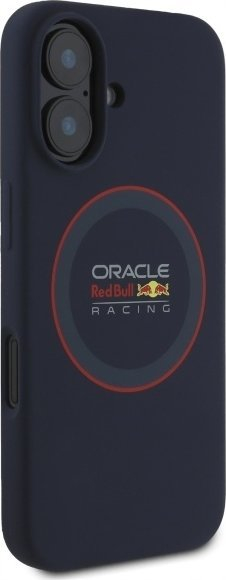 Mbulesë telefoni Red Bull për iPhone 16 Plus, MagSafe, unazë e kuqe, blu navy