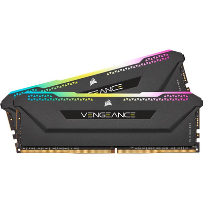 RAM меморија Корсаир Венџанс РГБ Про SL, 16GB DDR4, 2 x 8GB, црна