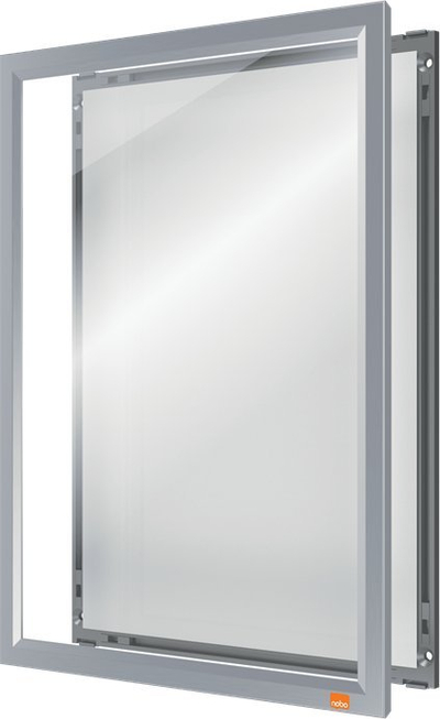 Kornizë posterash Nobo Impression Pro A4, clip frame, alumini i anodizuar, argjendtë