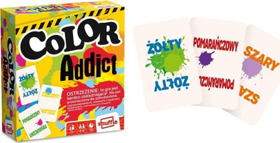 Lojë me letra Color Addict, familjare, shumëngjyrëshe