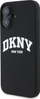 Mbrojtëse telefoni DKNY Liquid Silicone Arch Logo MagSafe, për iPhone 16, e zezë