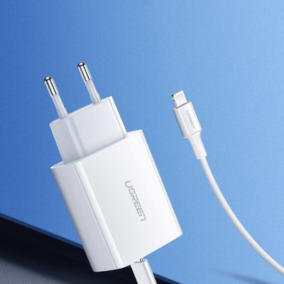 Karikues muri Ugreen CD137, 1x USB C 3A, PD 3.0 QC 4.0 Plus, i bardhë