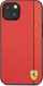 Футрола за телефон Ferrari FESAXHCP13SRE за iPhone 13 mini 5.4\", тврд капак, дизајн Carbon Stripe, црвена