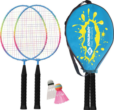 Set loje Badminton Schildkrot, i kaltër