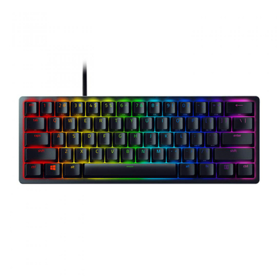 Tastierë gaming Razer Huntsman Mini Clicky, mekanike 60%, RGB, e zezë