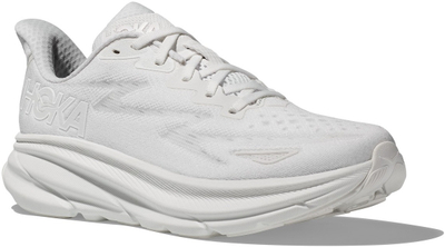 Atlete vrapimi Hoka One One Clifton 9, mesh, amortizim i lartë, të bardha