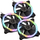 Ventilatorë për kasë Bitspower Touchaqua Notos Xtal 120, set me 3 copë 120mm, DRGB, të zinj