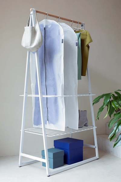 Set çanta mbrojtëse rrobash Brabantia, set 2 copë, 60 x 135 cm, transparente