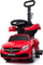Makina lodër Ride-on SUN BABY Mercedes C-Class J05.040.1.1, set 2 copë, me dorezë shtytëse, e kuqe