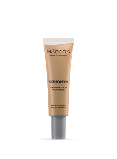 Krem pudër Madara Semi-Matte Peptide Foundation, 30 ml