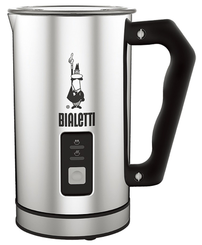 Shkumues qumështi Bialetti Milk Frother 4430, elektrik, çelik inox, argjendtë