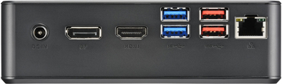Мини ПК Shuttle XPC Nano NC4010BAV2, Intel Celeron 7305, 8GB RAM, 128GB SSD, Windows 11 Pro, црн
