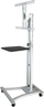 Mbajtëse dyshemeje për TV Lindy Floor Stand 40736, 27"-90", deri 50kg, argjendtë