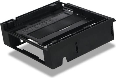 Kлапа за монтирање Icy Dock Flex-Fit Duo, 5.25" во 3.5" и тенок оптички уред, црна