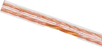 Kabllo altoparlanti Lexton 2x1.5mm², bakër OFC, transparent