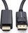 Adapter video MicroConnect MC-DP-HDMI-200, DisplayPort në HDMI, 2 m, i zi