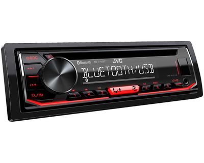 Radio makine JVC KD-T702BT, Bluetooth, USB, e zezë