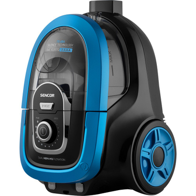 Fshesë elektrike Sencor SVC 1035TQ 3AAA , 750W, e Zezë - Kaltër
